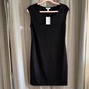 Nine West Black Cap-Sleeve Sheath Dress